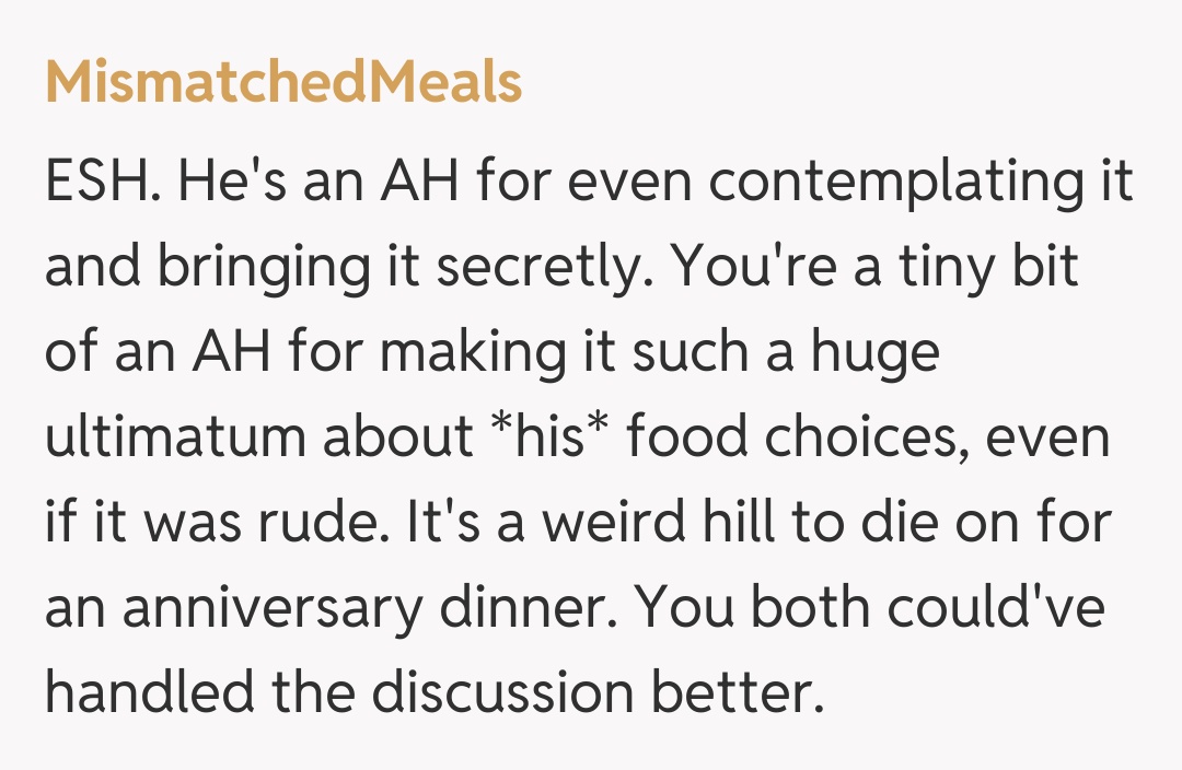 Comentariu de la MismatchedMeals