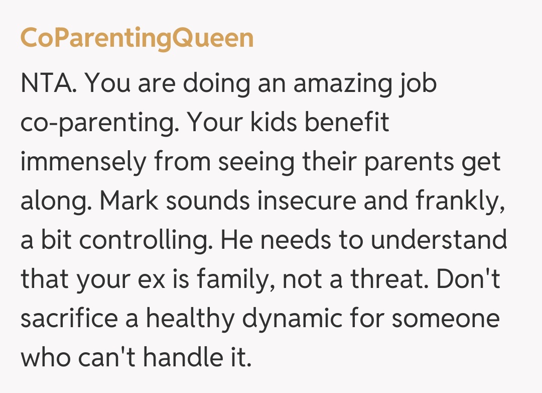 Comentariu de la CoParentingQueen