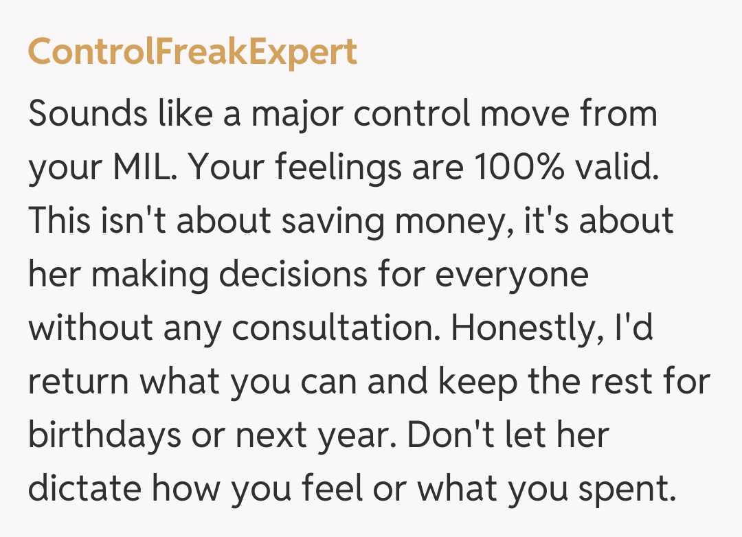 Comentariu de la ControlFreakExpert