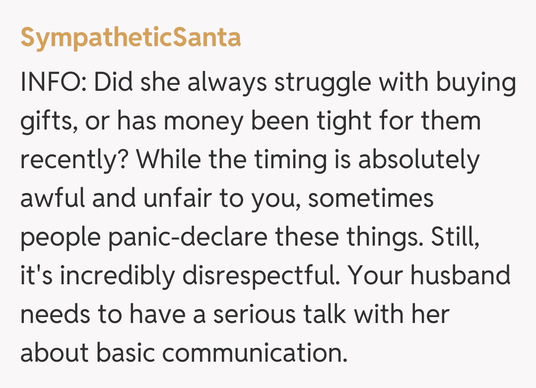 Comentariu de la SympatheticSanta