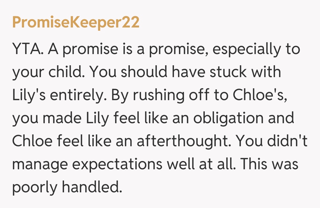 Comentariu de la PromiseKeeper22