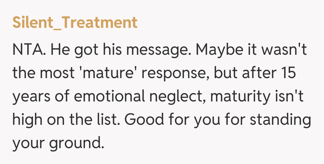 Comentariu de la Silent_Treatment