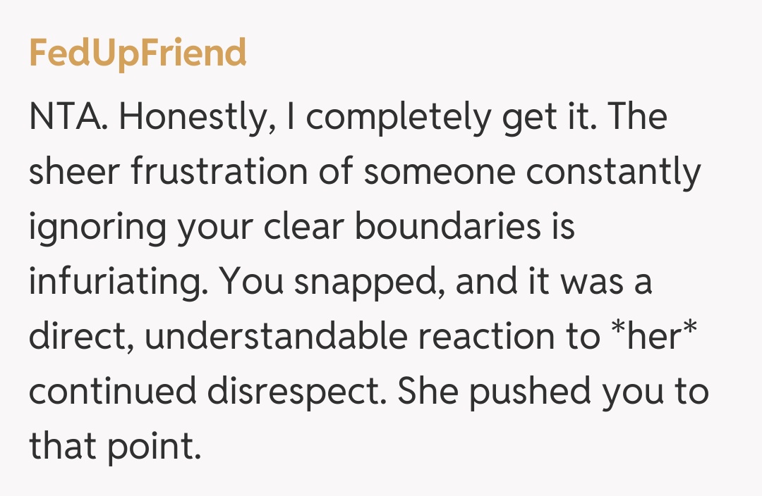 Comentariu de la FedUpFriend