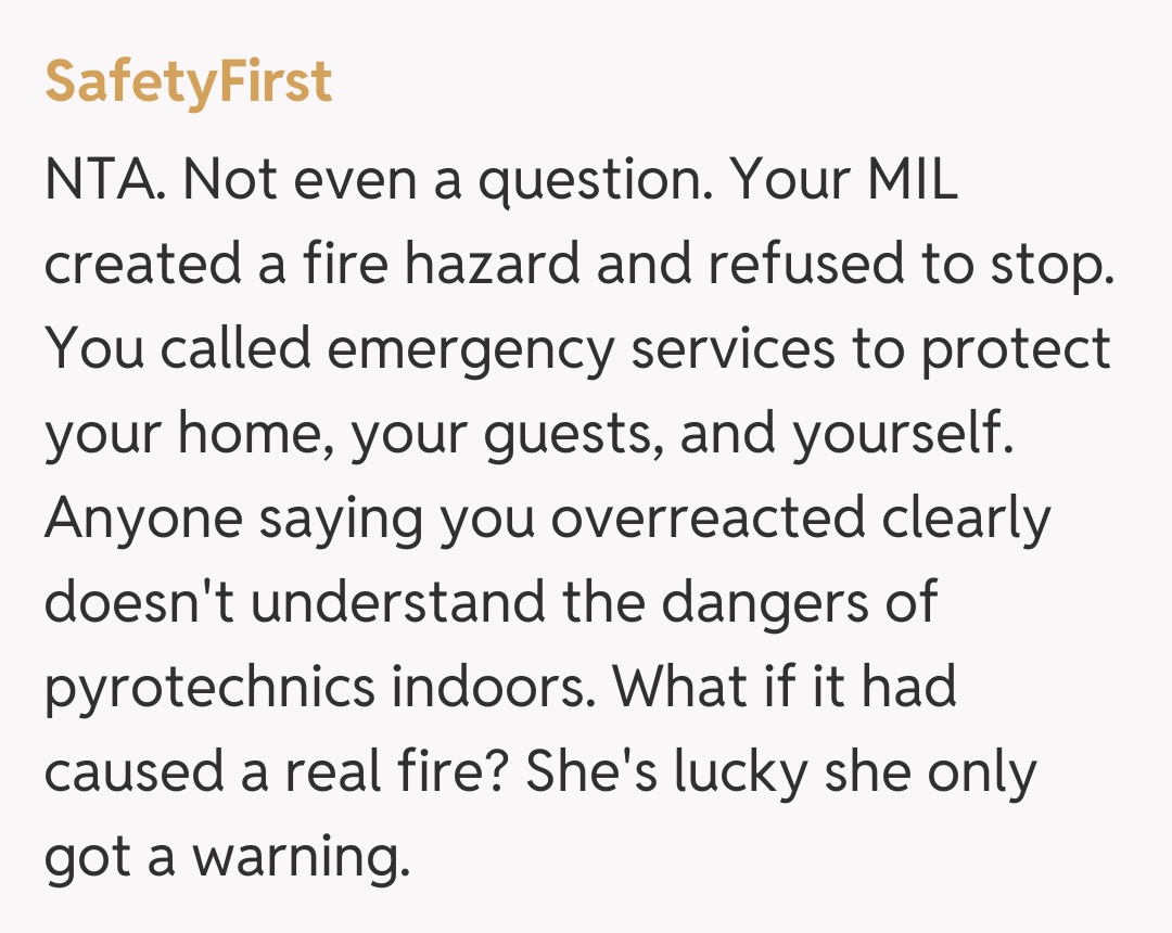 Comentariu de la SafetyFirst