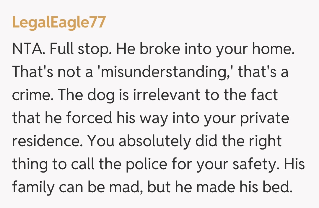 Comentariu de la LegalEagle77