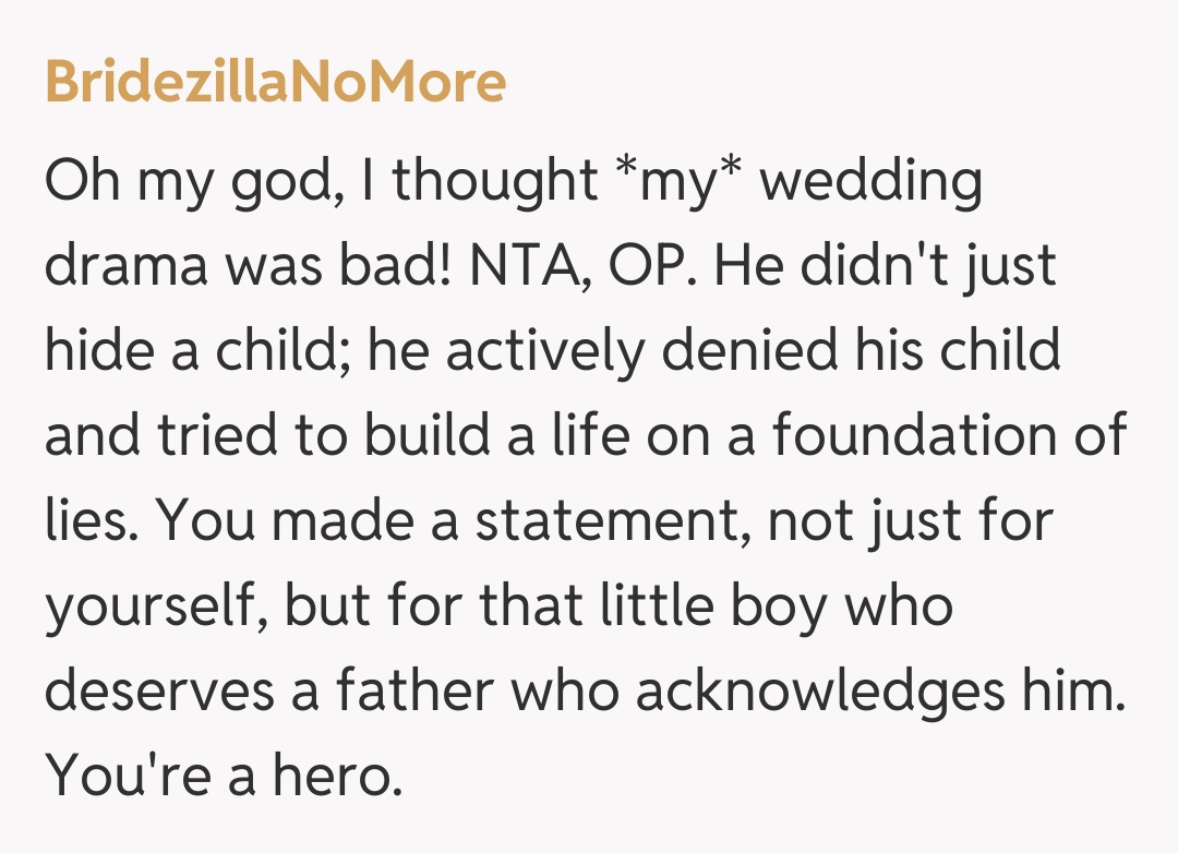 Comentariu de la BridezillaNoMore