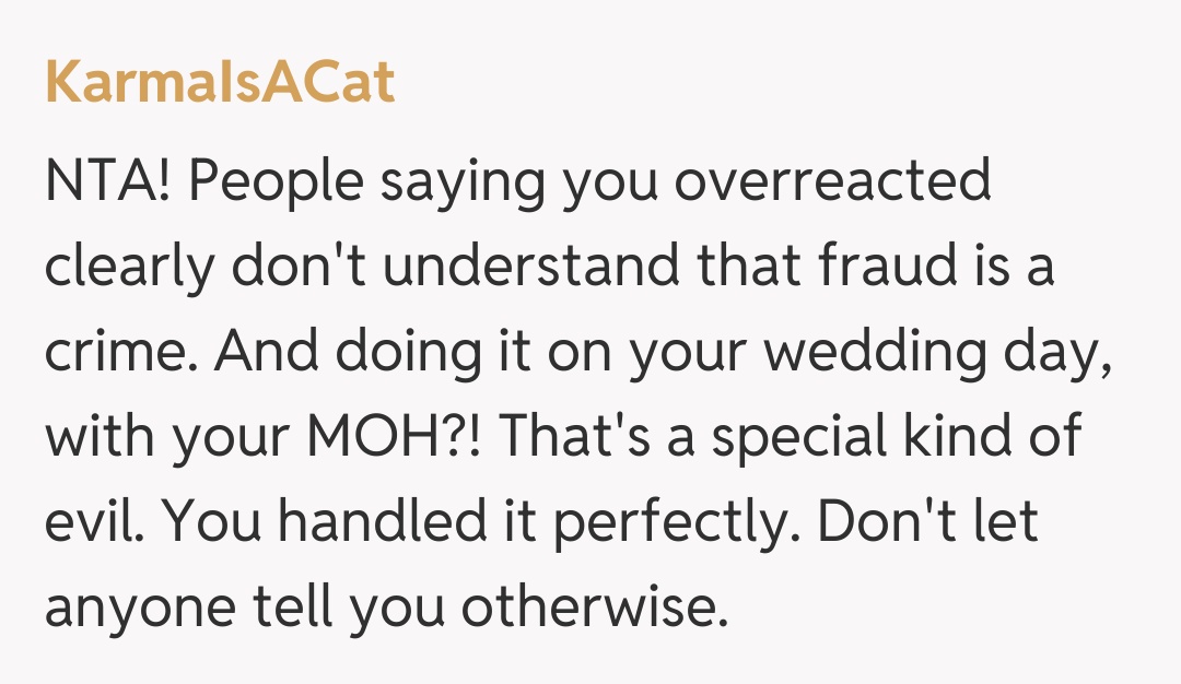 Comentariu de la KarmaIsACat