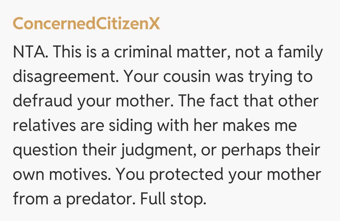 Comentariu de la ConcernedCitizenX