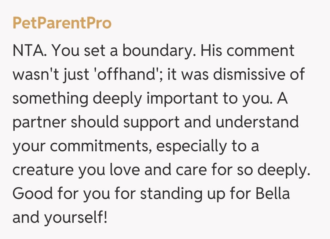 Comentariu de la PetParentPro