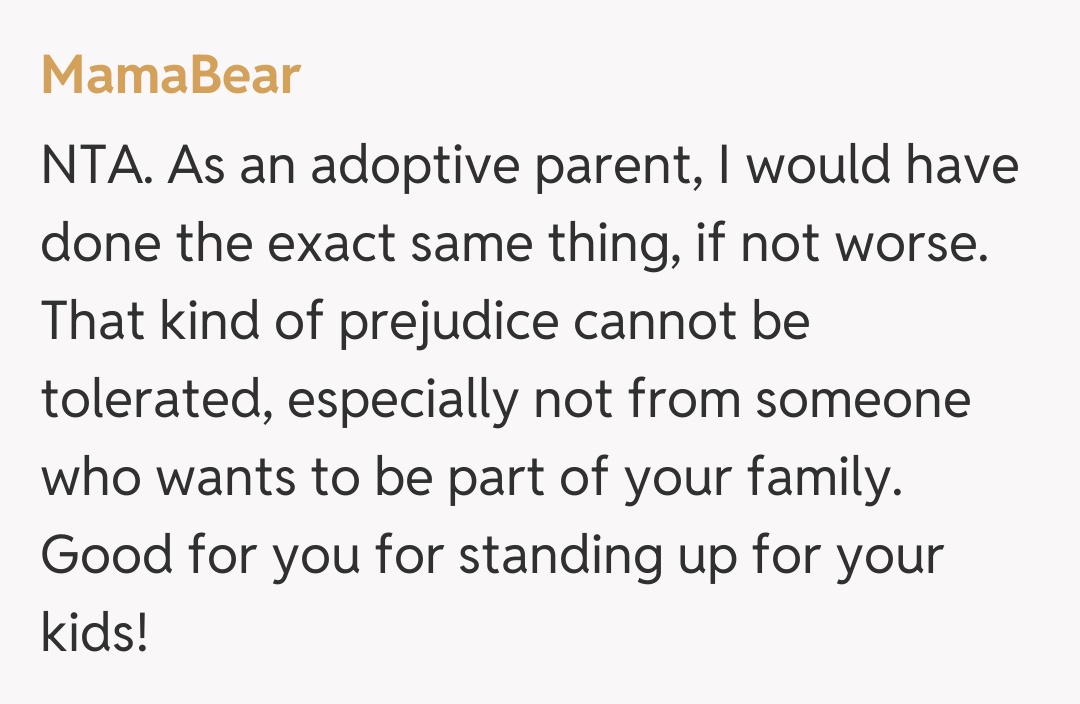 Comentariu de la MamaBear