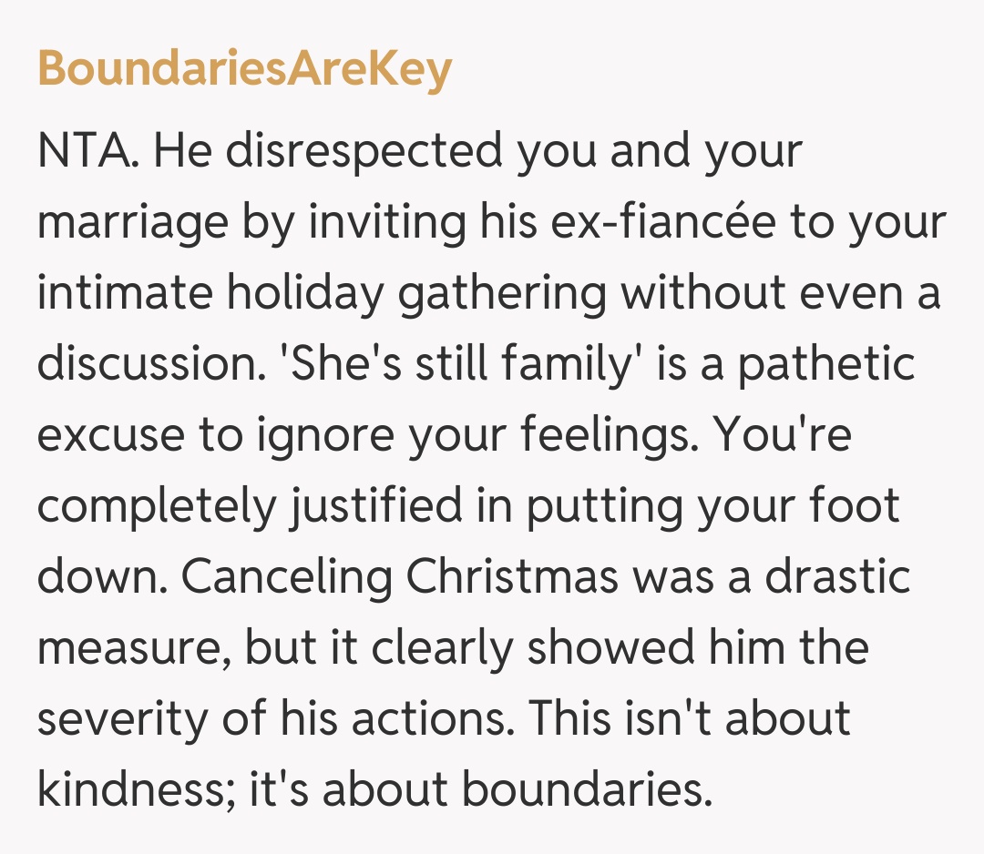 Comentariu de la BoundariesAreKey