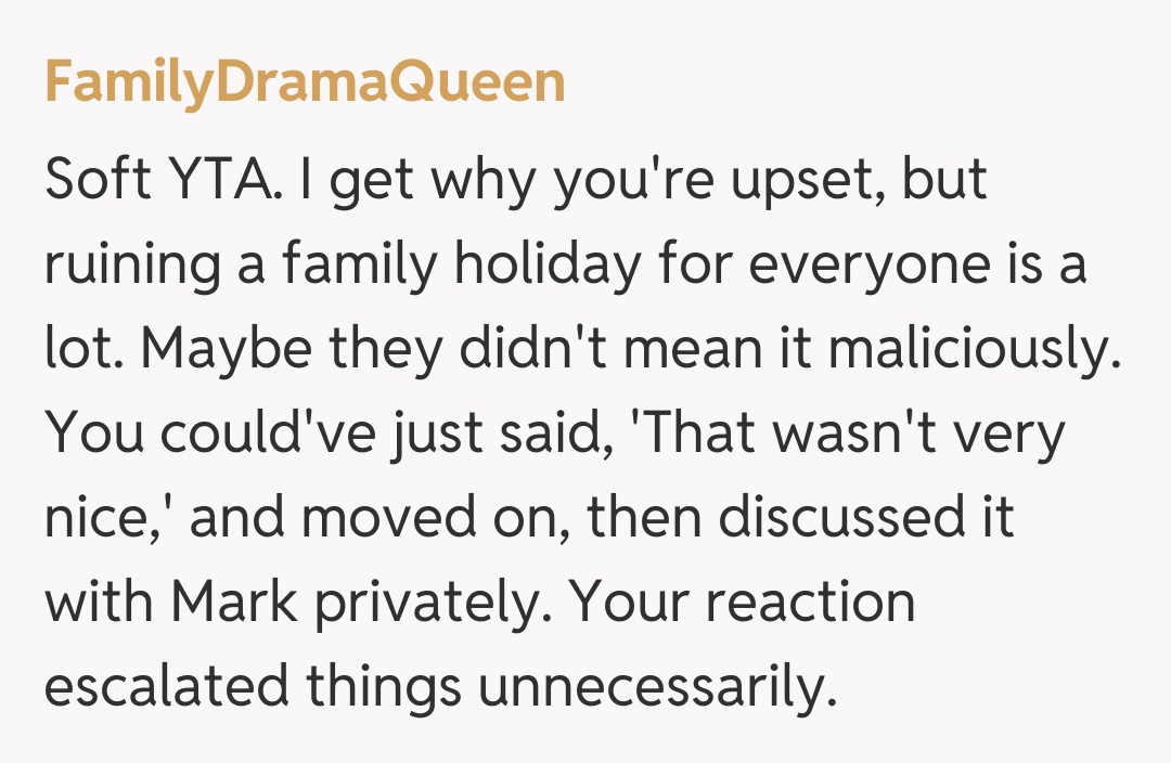 Comentariu de la FamilyDramaQueen