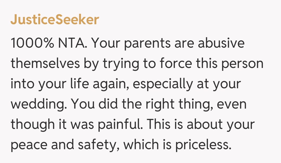 Comentariu de la JusticeSeeker