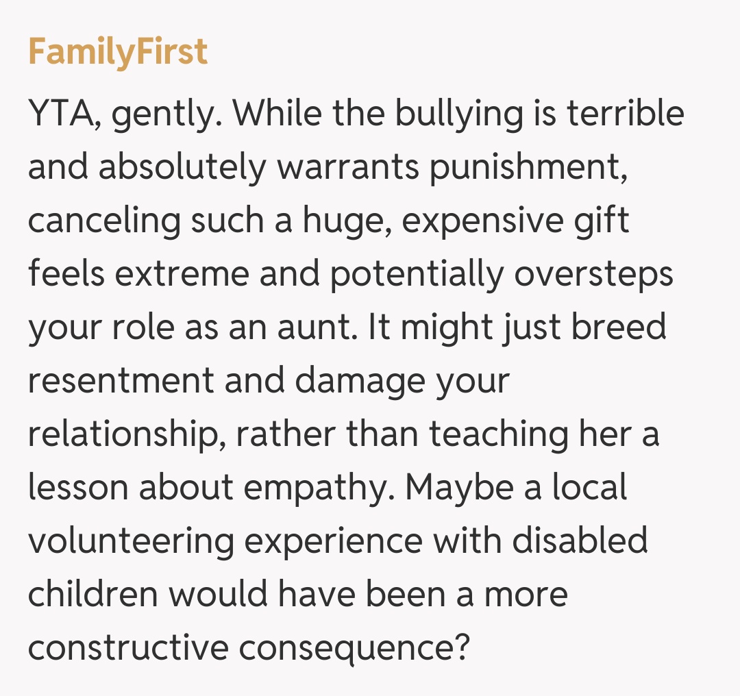 Comentariu de la FamilyFirst