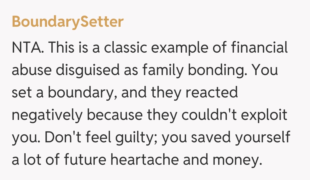 Comentariu de la BoundarySetter