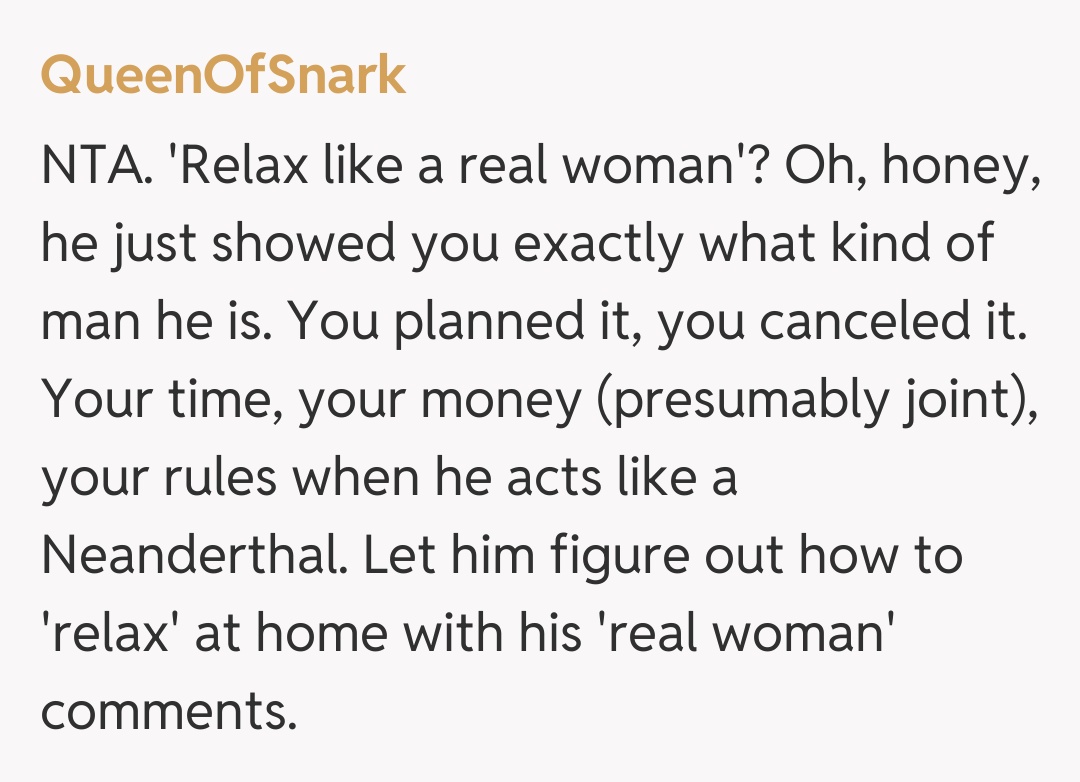 Comentariu de la QueenOfSnark