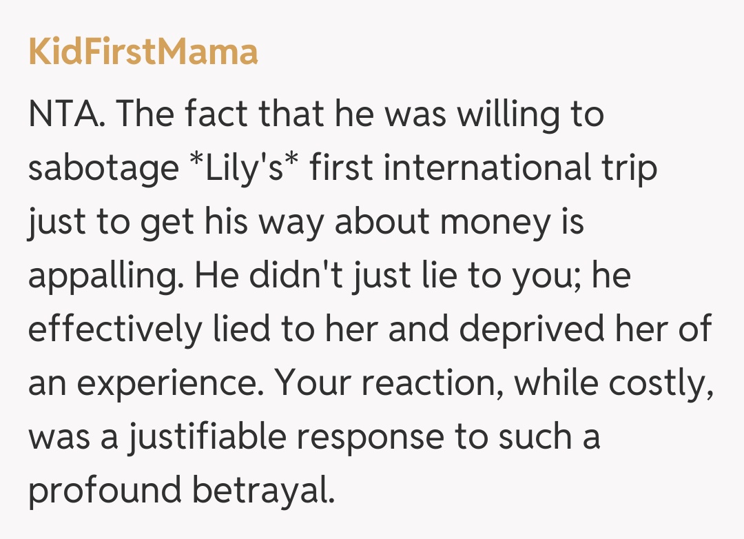 Comentariu de la KidFirstMama