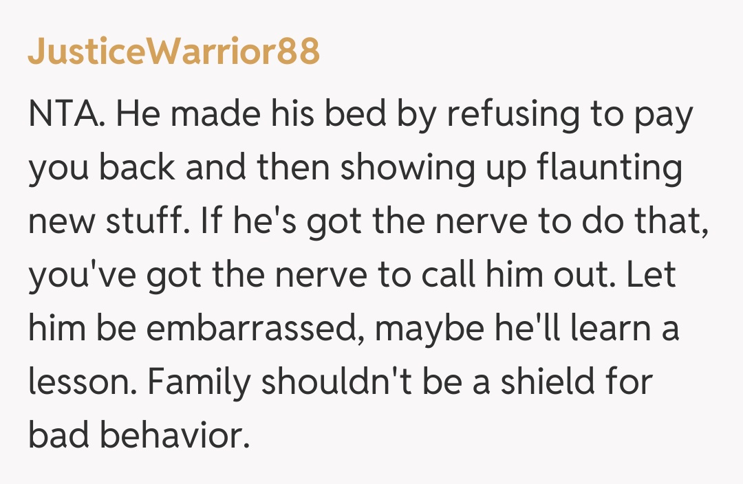 Comentariu de la JusticeWarrior88