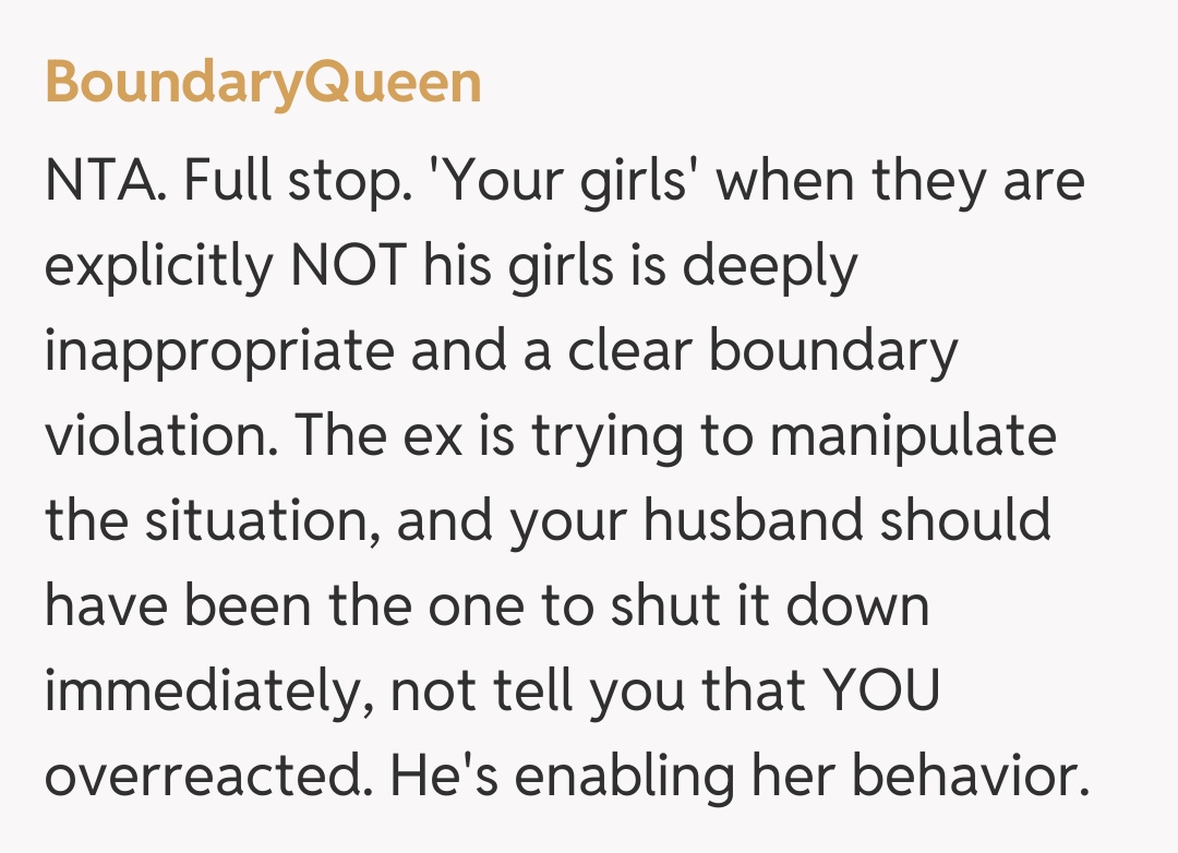 Comentariu de la BoundaryQueen