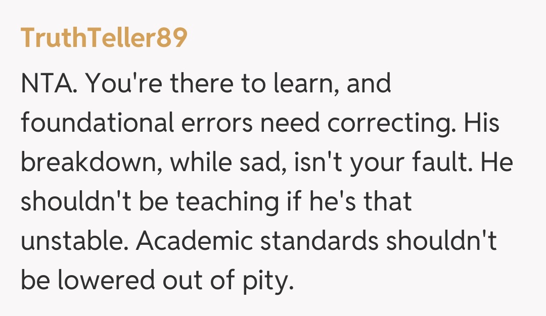 Comentariu de la TruthTeller89