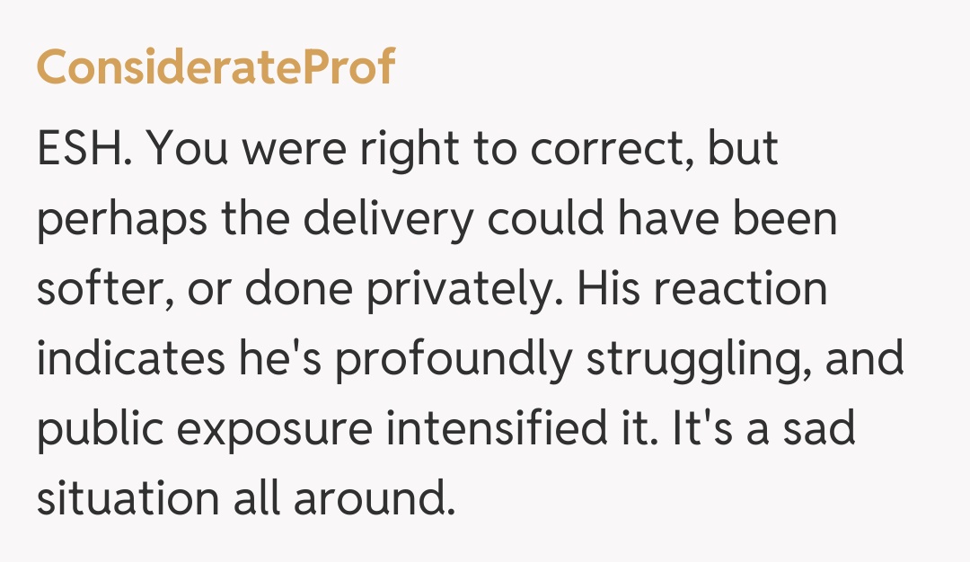 Comentariu de la ConsiderateProf