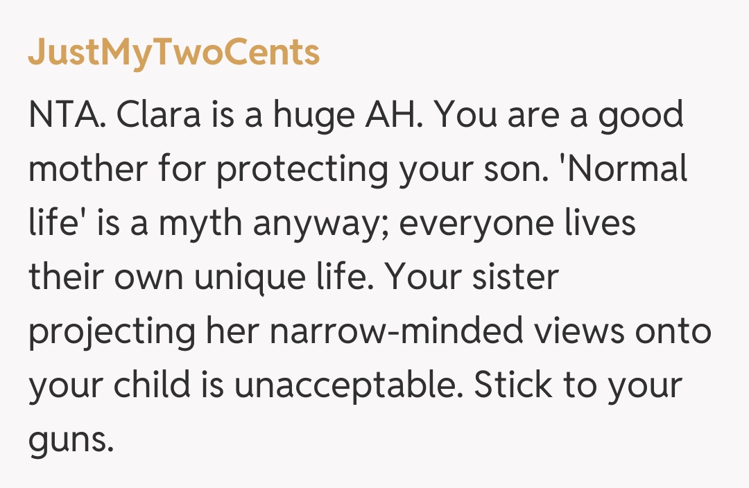 Comentariu de la JustMyTwoCents