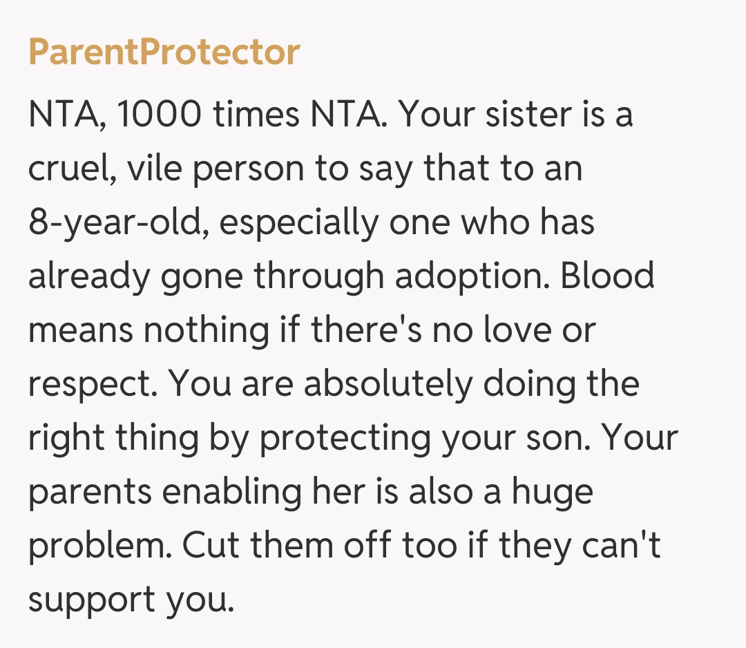 Comentariu de la ParentProtector
