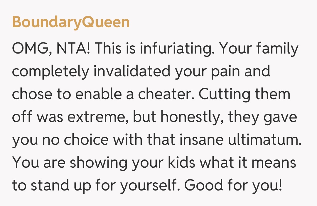 Comentariu de la BoundaryQueen