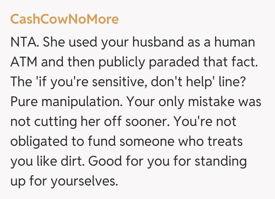 Comentariu de la CashCowNoMore