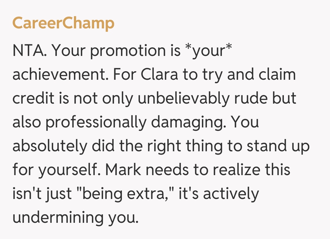 Comentariu de la CareerChamp