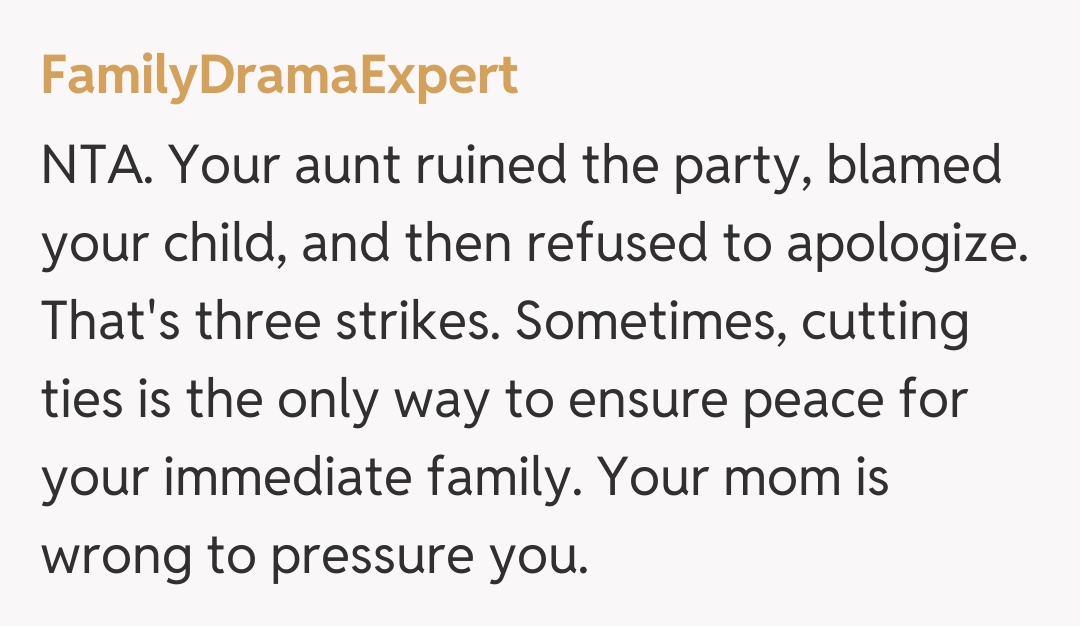 Comentariu de la FamilyDramaExpert