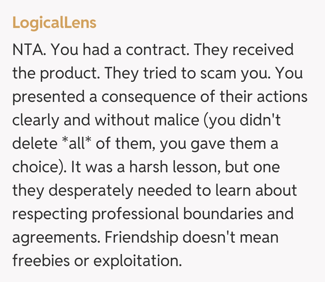 Comentariu de la LogicalLens