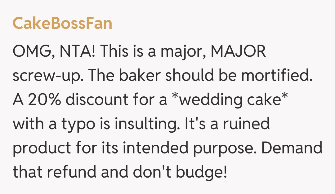 Comentariu de la CakeBossFan