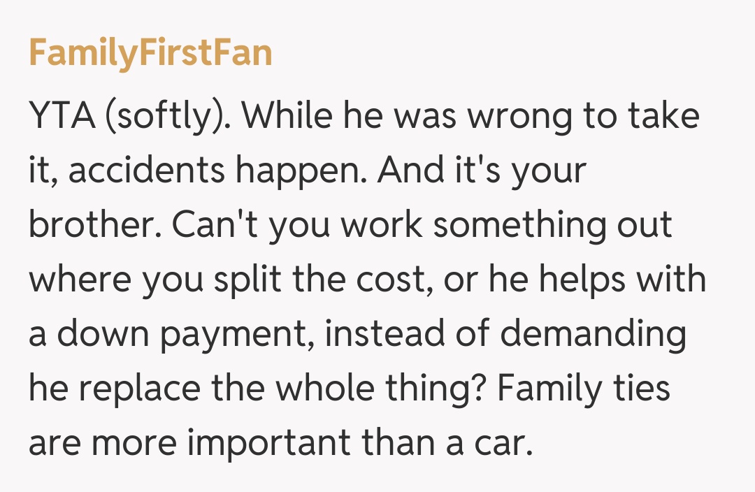 Comentariu de la FamilyFirstFan