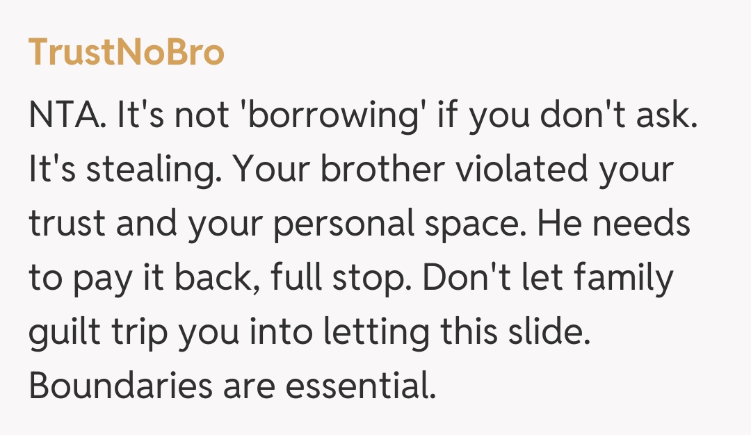 Comentariu de la TrustNoBro