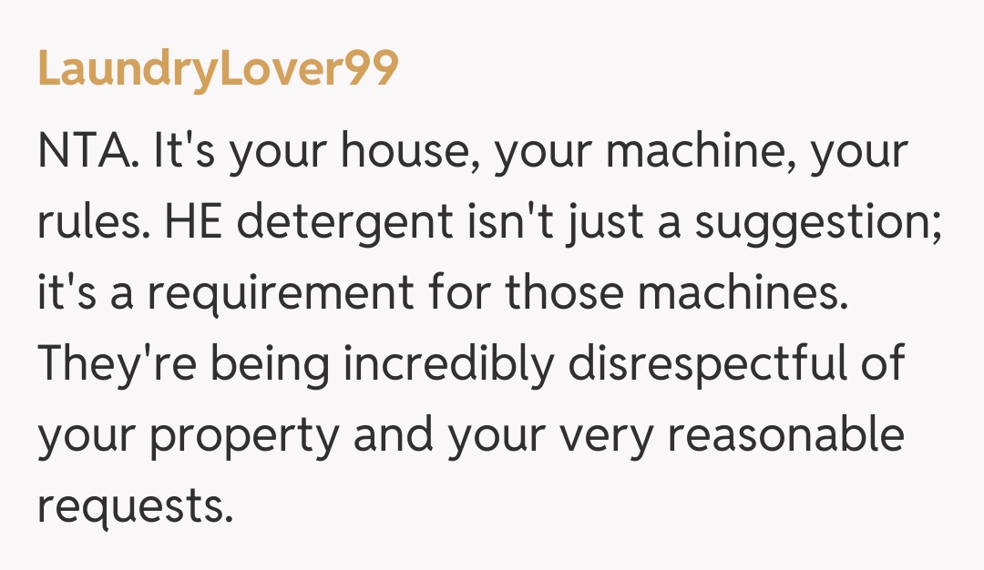 Comentariu de la LaundryLover99