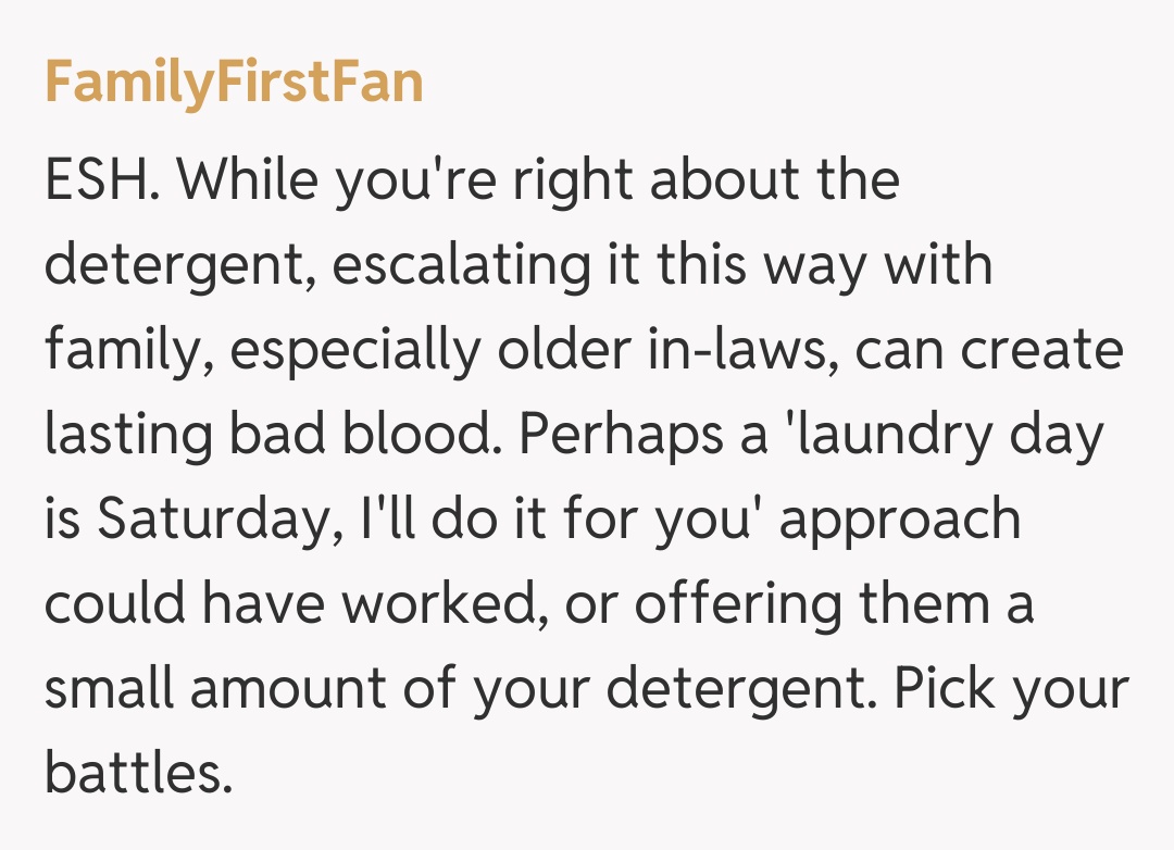 Comentariu de la FamilyFirstFan