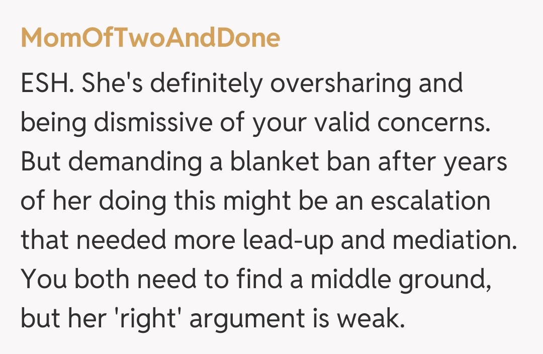 Comentariu de la MomOfTwoAndDone