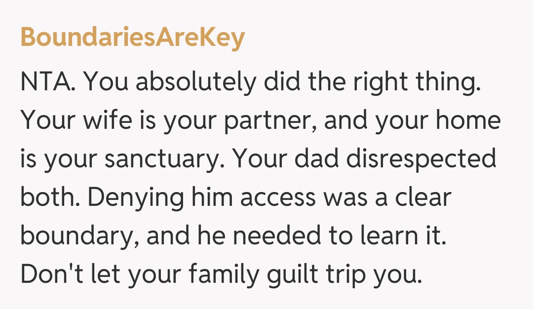 Comentariu de la BoundariesAreKey