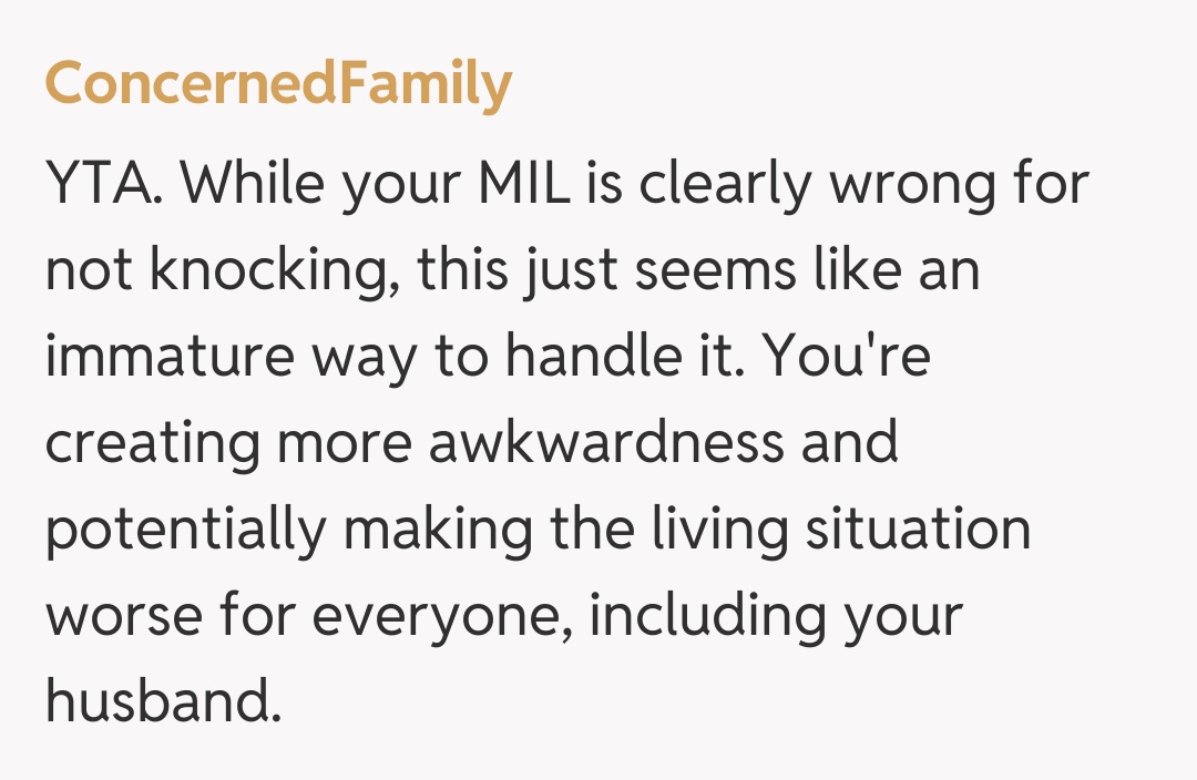 Comentariu de la ConcernedFamily