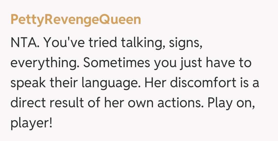 Comentariu de la PettyRevengeQueen