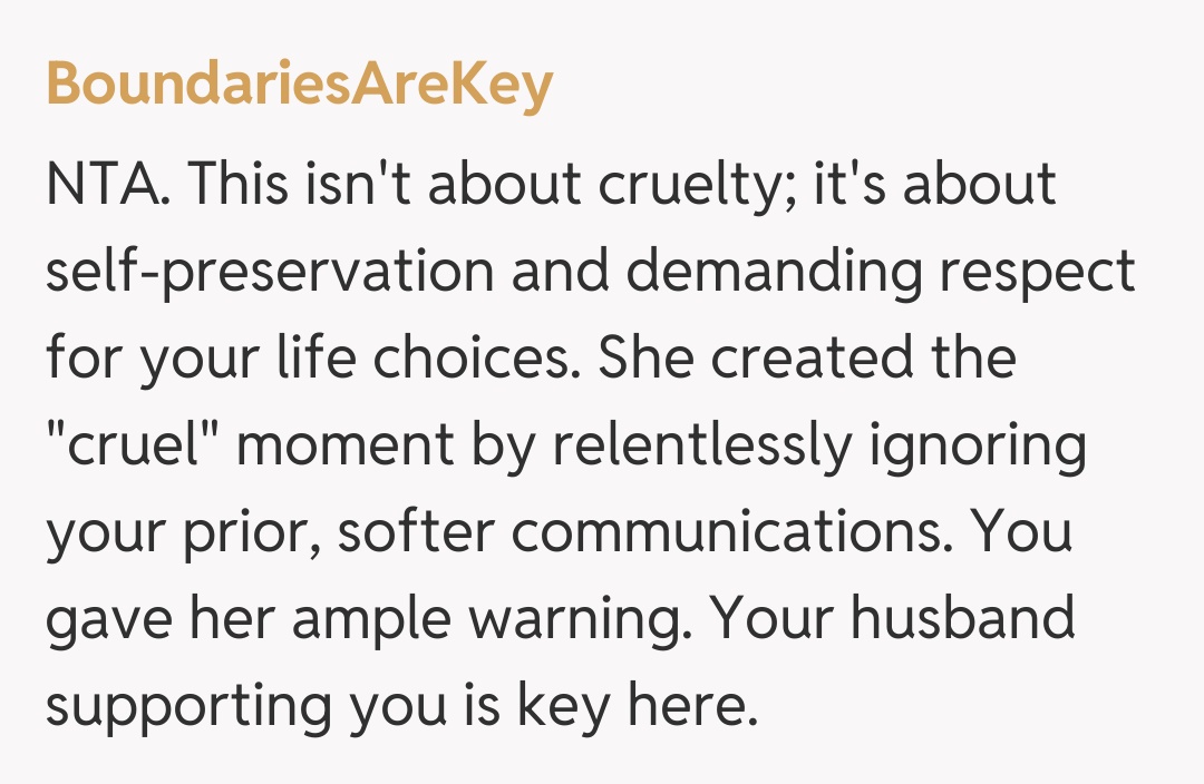 Comentariu de la BoundariesAreKey