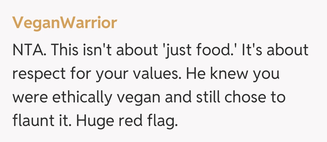 Comentariu de la VeganWarrior