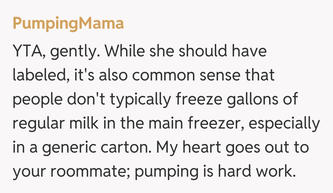 Comentariu de la PumpingMama