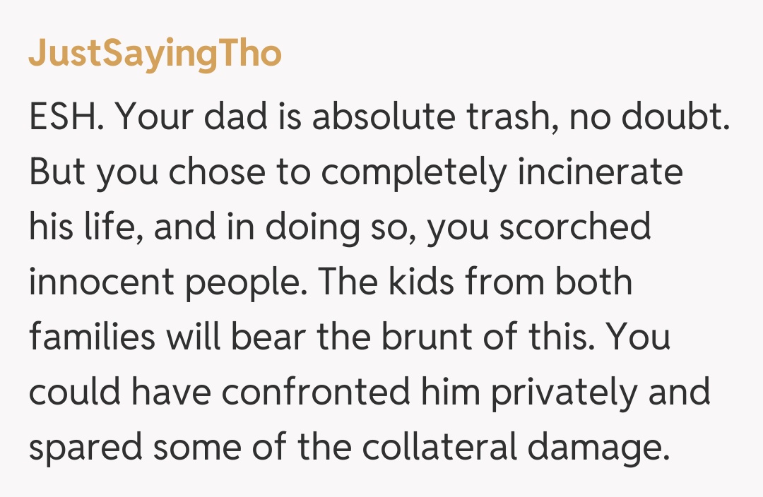 Comentariu de la JustSayingTho