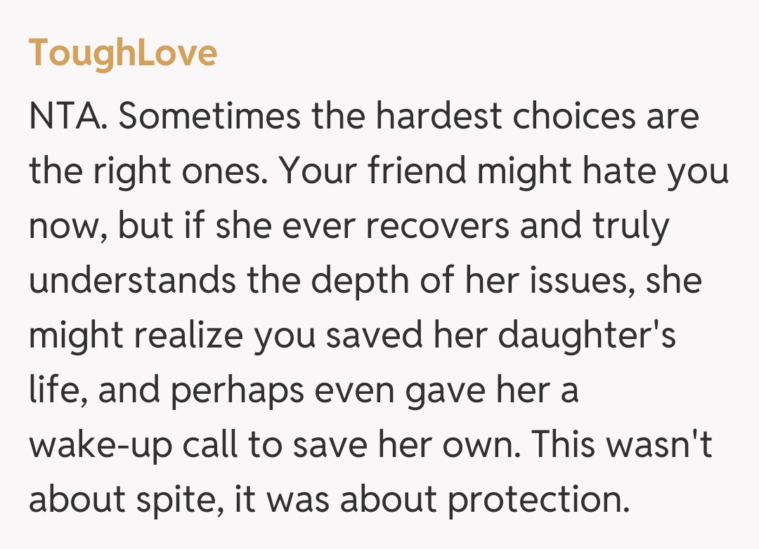 Comentariu de la ToughLove