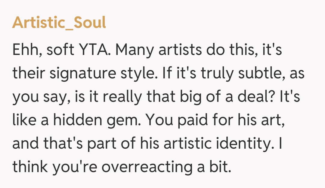 Comentariu de la Artistic_Soul