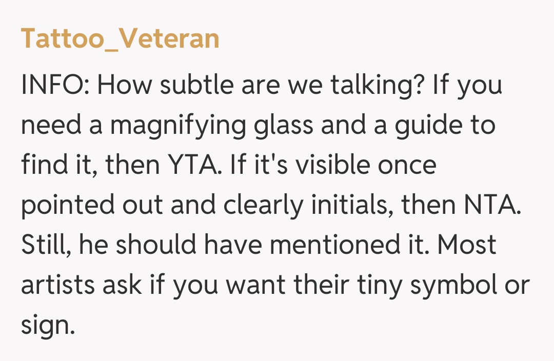 Comentariu de la Tattoo_Veteran