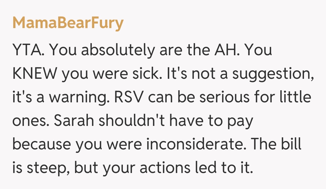 Comentariu de la MamaBearFury