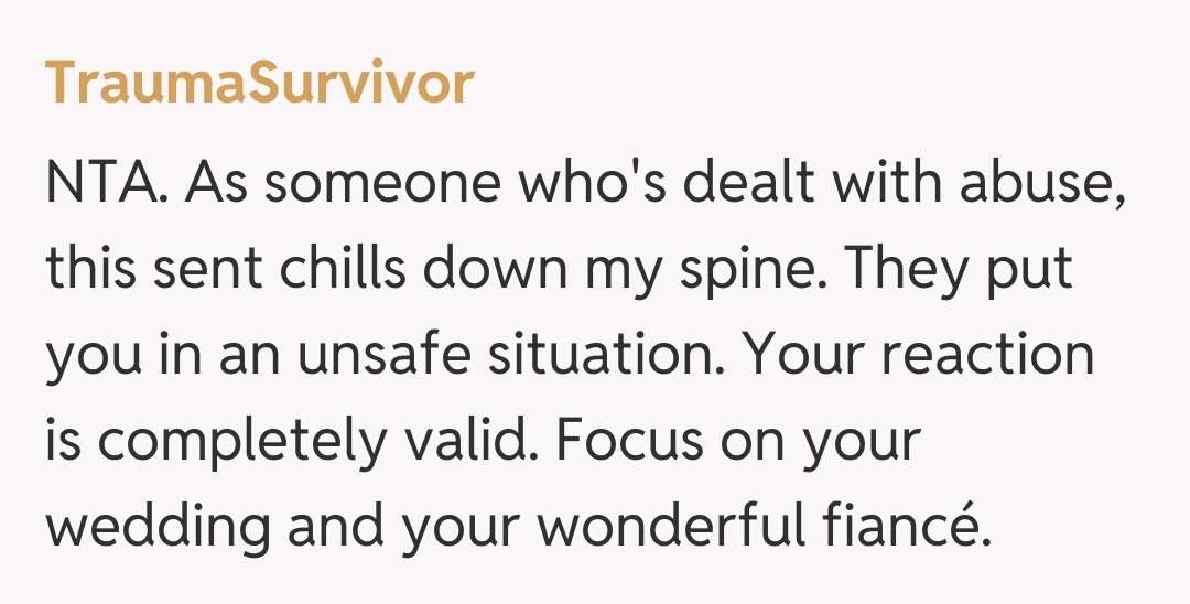 Comentariu de la TraumaSurvivor